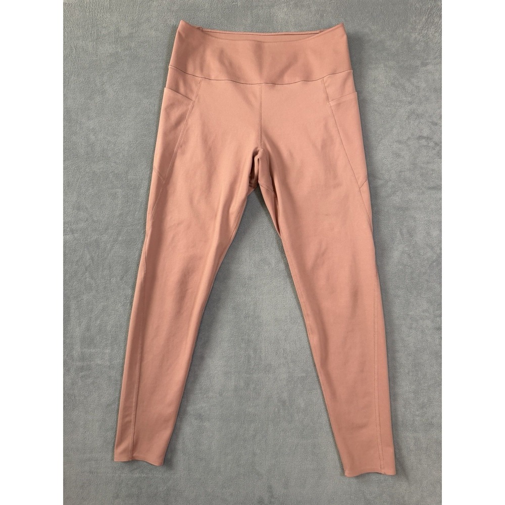 Women's UNIQLO AlRism Soft Leggings Salmon Peach Rose Medium